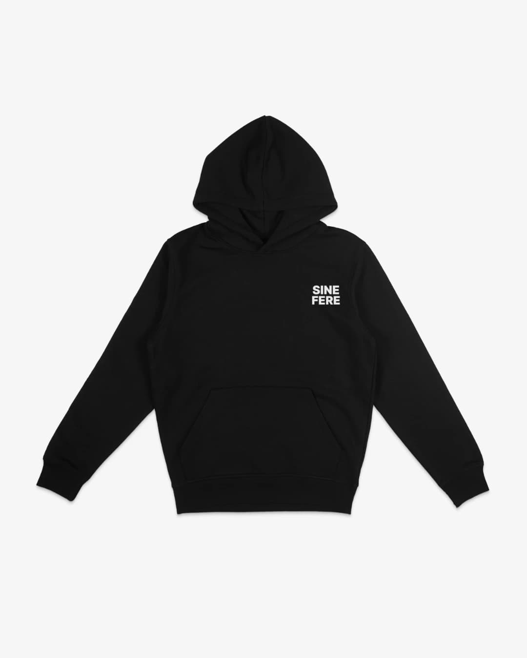 SINE FERE BLACK HOODIE 1